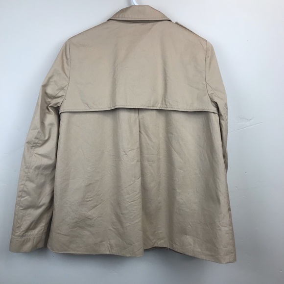 Zara Short khaki Classic Trench Coat - Picture 3 of 6
